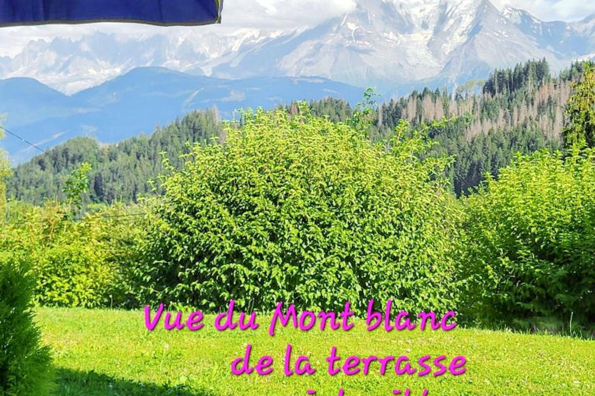 Studio Accueillant A Cordon Vue Mont Blanc 22 M² Parking Inclus Esterno foto